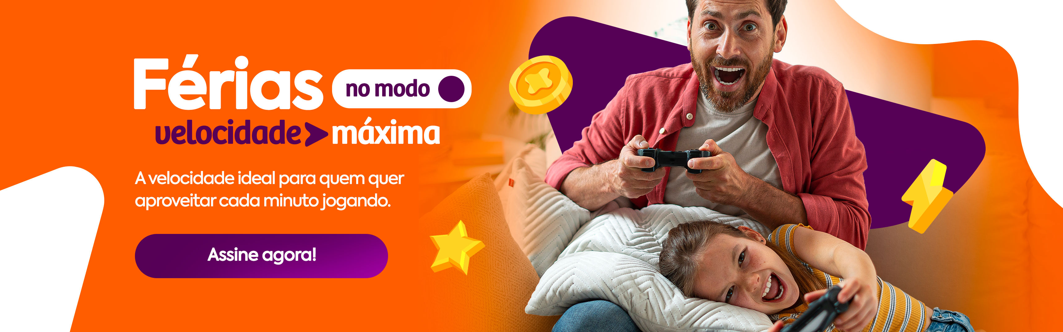 Férias no modo velocidade máxima